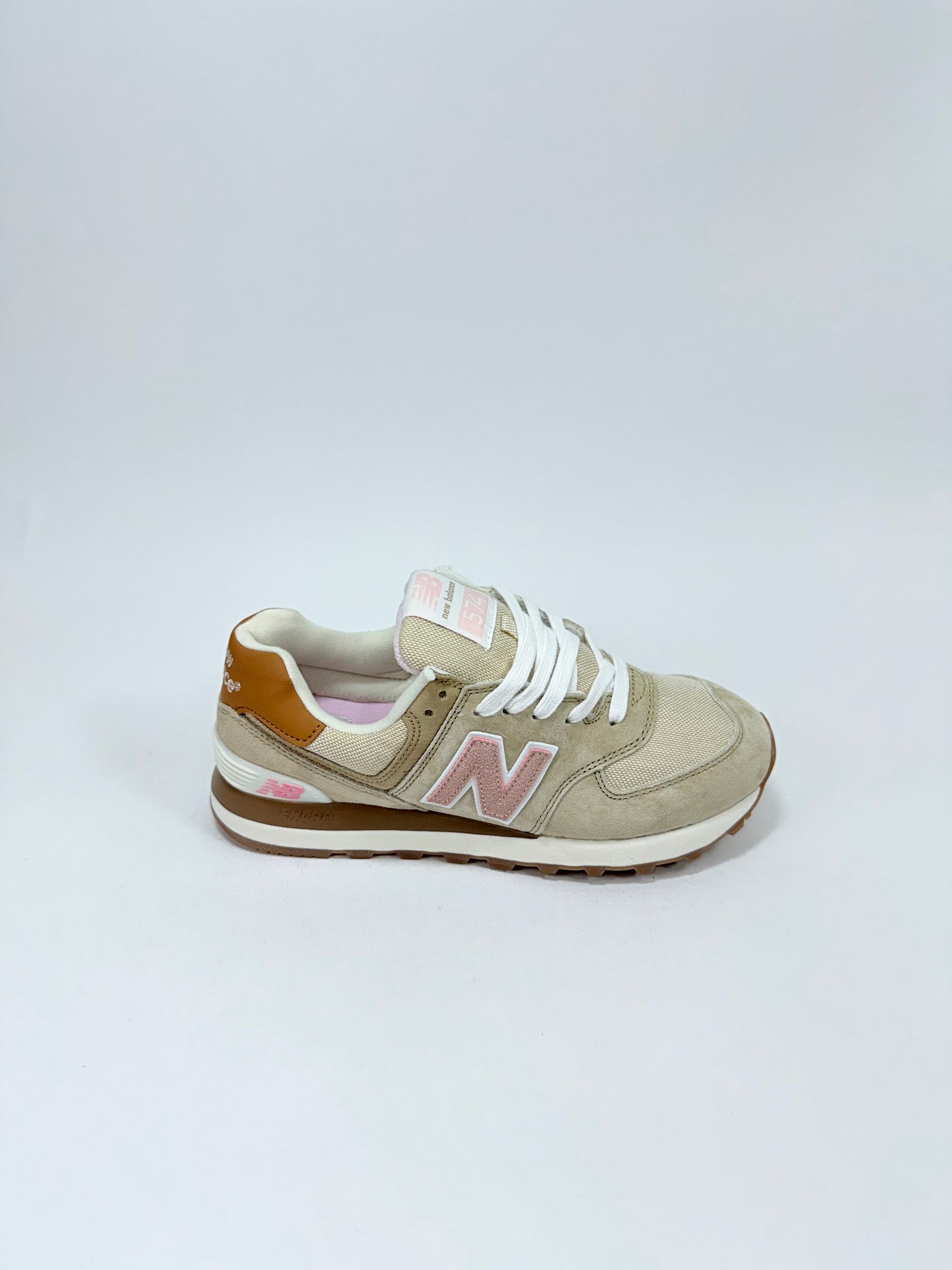 New Balance 574 Beige Rosa