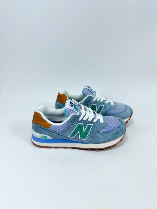 New Balance 574 Azul Verde